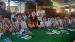 Visiting Families and school supported by Thien Chi