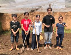 VOLUNTEER LUCAS JOINS COMMUNITY DEVELOPMENT ACTIVITIES AT THIEN CHI CENTER